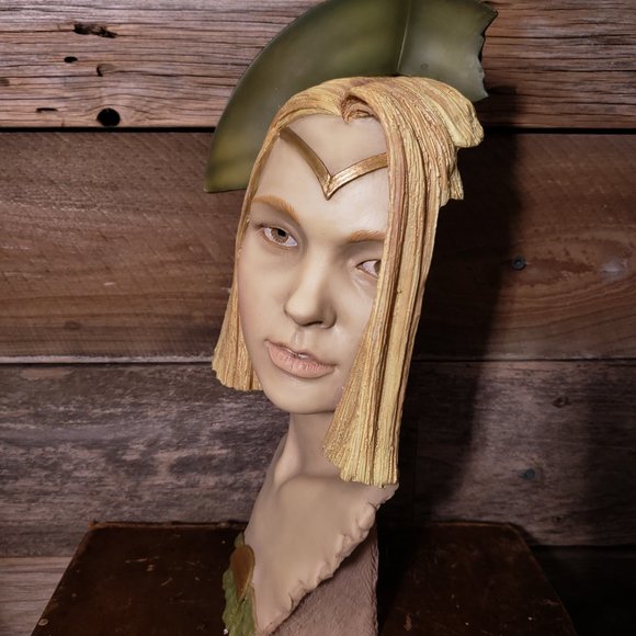 Flambro  USA 4 Seasons Spring Elf Bust Sculpture by Michael Talbot - Picture 6 of 9